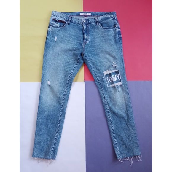 Tommy Hilfiger Other - Tommy Hilfiger Patched Ripped and Distressed Denim Jeans